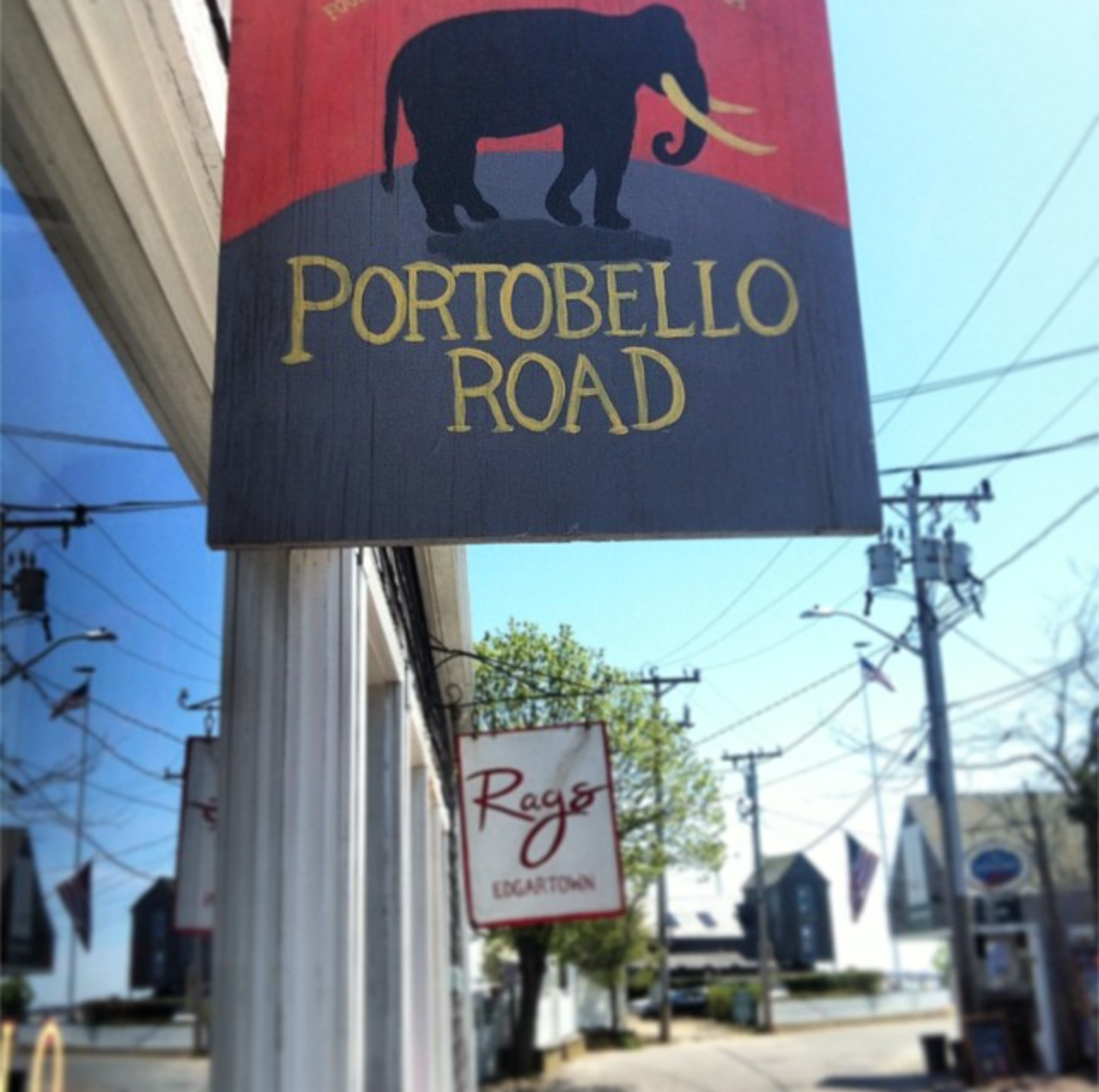 portobello road.rags signage