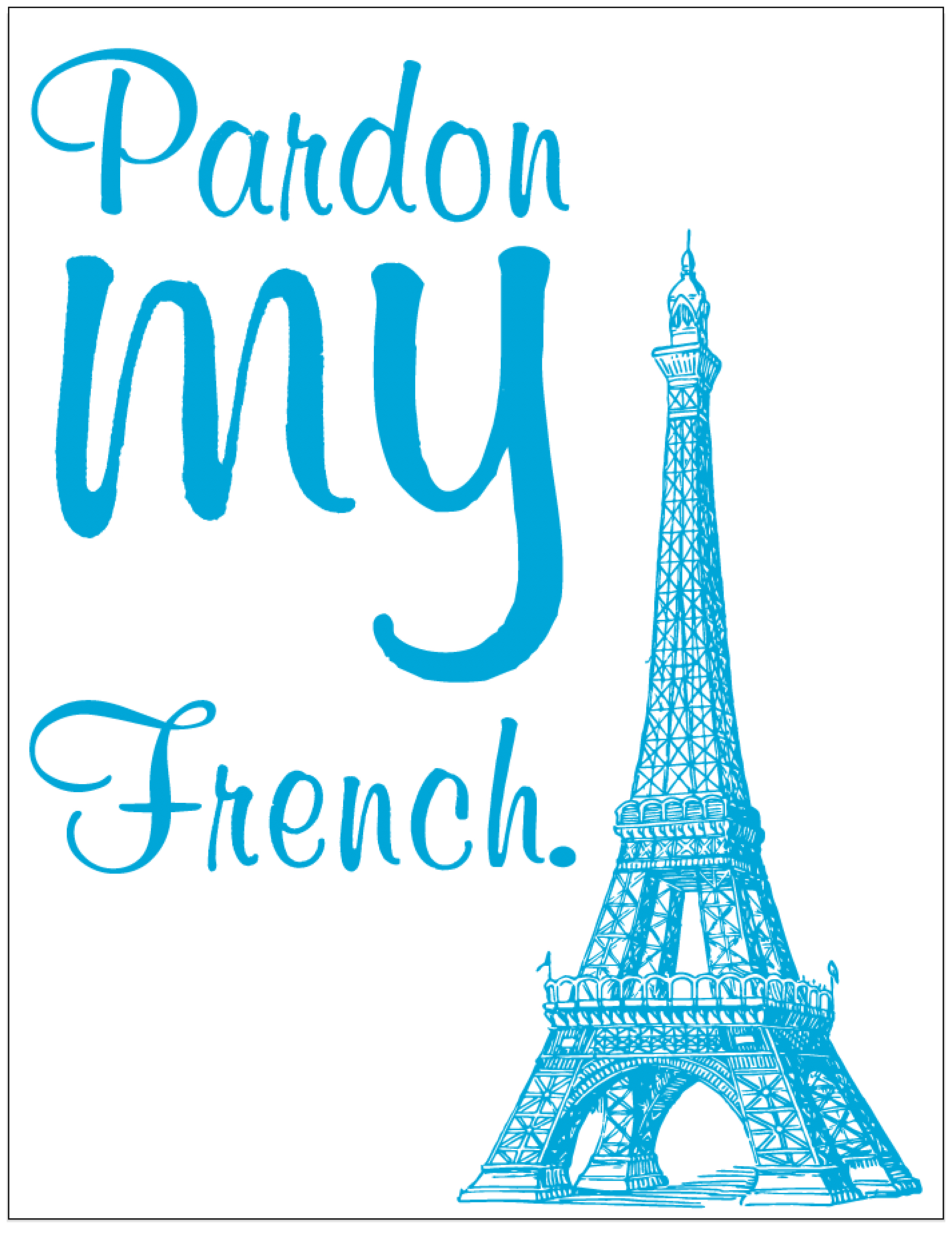 Pardon my French (J/K) – Zeichen Press
